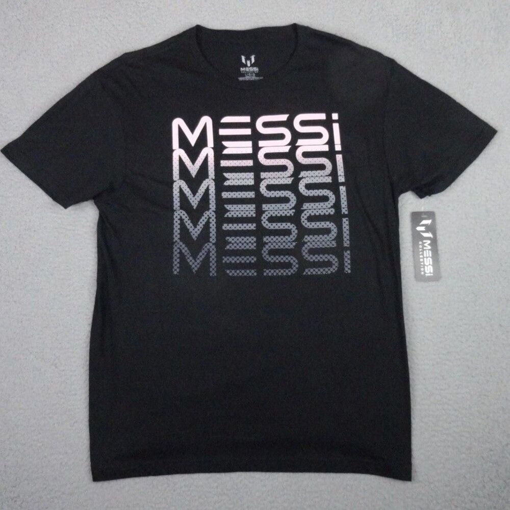 Lionel‎ Messi Shirt Mens Large Black Pink Name Graphic Tee Miami MLS Soccer NWT